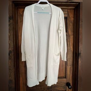 NINE WEST Cardigan Women size Large Cream​